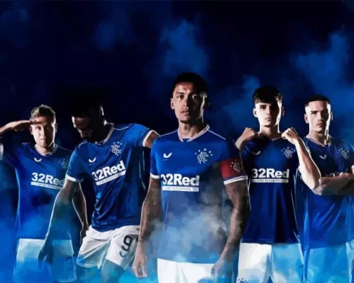 Football Rangers Sport Paint By Numbers