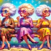 Old Ladies Friendship Paint By Number