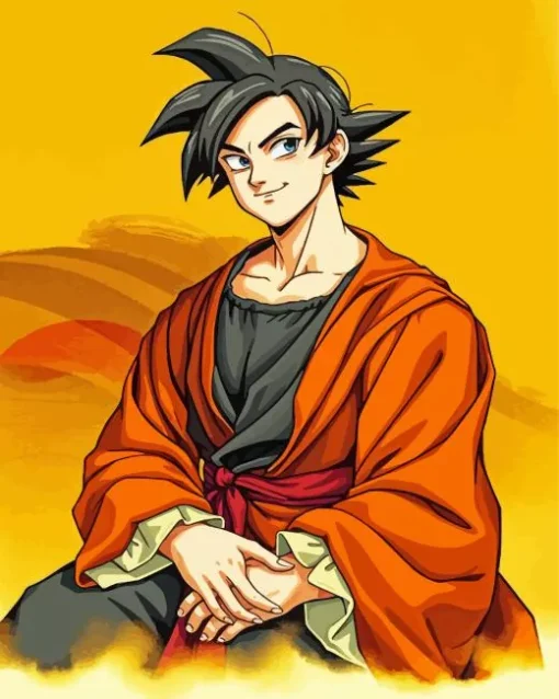 Goku Mona Lisa Paint By Number