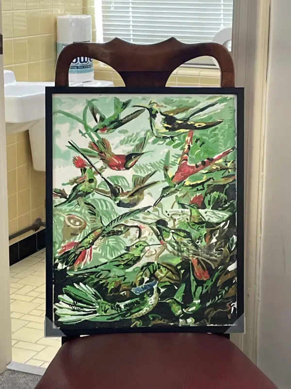 Birds Flock paint by numbers