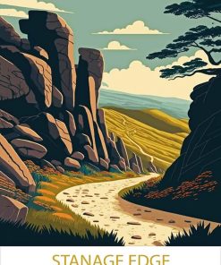 Stanage Edge Paint By Numbers
