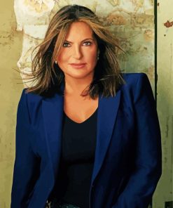 Actress Mariska Hargitay Art Paint By Numbers