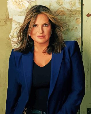 Actress Mariska Hargitay Art Paint By Numbers 