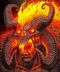 Balrog Art Paint By Numbers