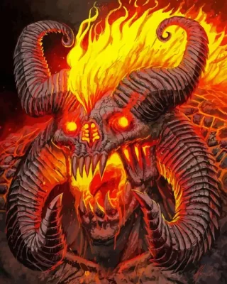 Balrog Art Paint By Numbers