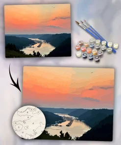 Custom Painting By Numbers​ Landscape