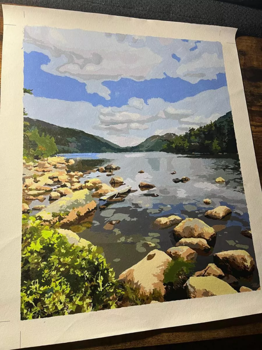 Custom Painting By Numbers​ Landscape rev 5