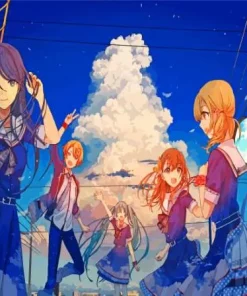 Hatsune Miku Colorful Stage Characters Paint By Numbers