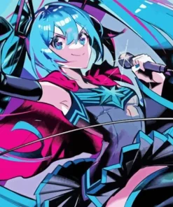 Hatsune Miku Art Paint By Numbers