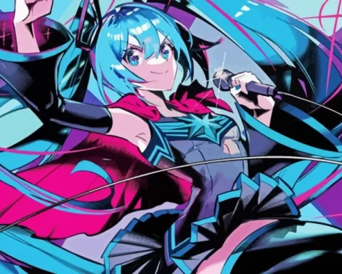 Hatsune Miku Art Paint By Numbers