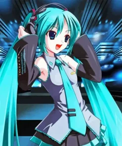 Aesthetic Hatsune Miku Paint By Numbers