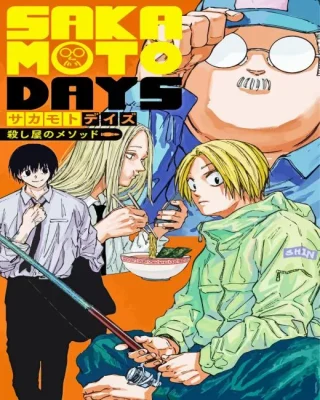 Sakamoto Days Poster Art Paint By Numbers 