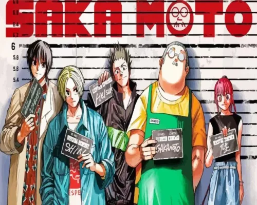 Sakamoto Days Poster Paint By Numbers 