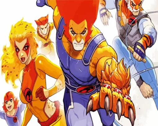 Aesthetic Thundercats Art Paint By Numbers