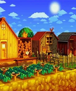 Aesthetic Stardew Valley Paint By Numbers