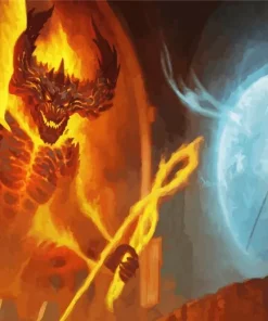 Balrog Demon Art Paint By Numbers
