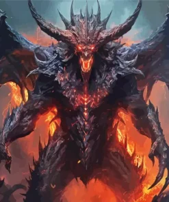Balrog Demon Paint By Numbers