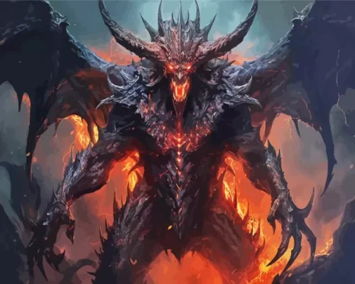 Balrog Demon Paint By Numbers 