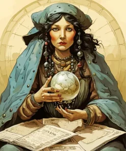 Fortune Teller DnD Paint By Numbers
