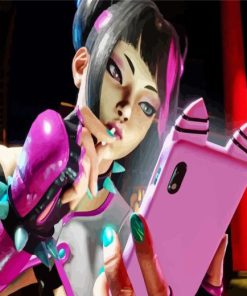 Juri Han Fighter Paint By Numbers