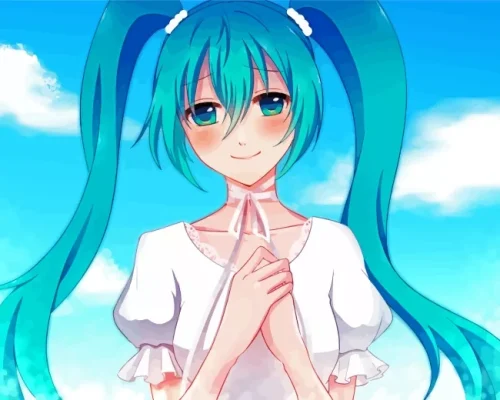 Hatsune Miku Art Paint By Numbers 