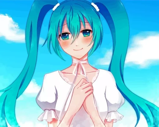 Hatsune Miku Art Paint By Numbers
