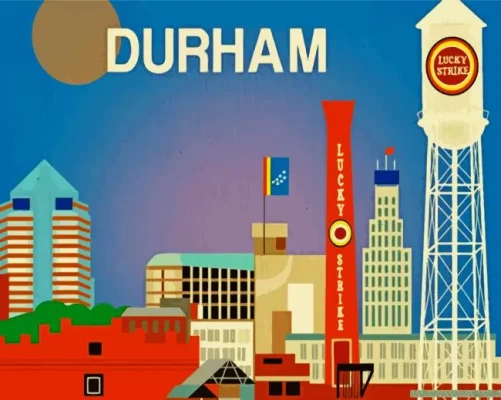 Durham Poster Paint By Number