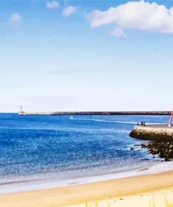Sandhaven Beach England Paint By Numbers