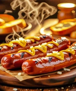 Bratwurst Art Paint By Numbers