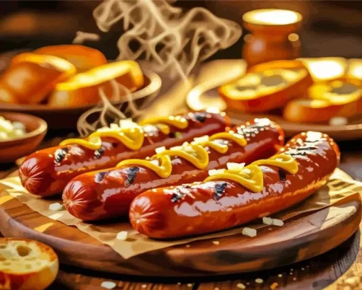 Bratwurst Art Paint By Numbers