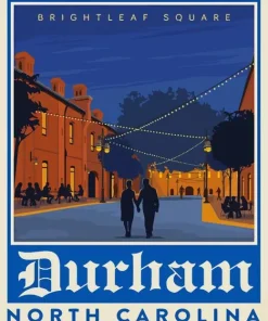 Durham City Poster Paint By Numbers