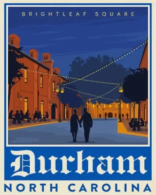 Durham City Poster Paint By Numbers