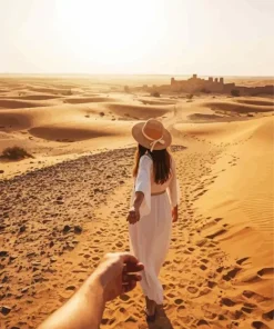 Follow Me To Moroccan Sahara Paint By Numbers
