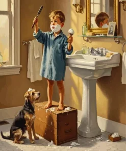 Future Man Art Paint By Numbers