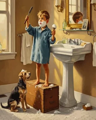 Future Man Art Paint By Numbers 