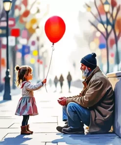 Balloon Of Hope Paint By Numbers