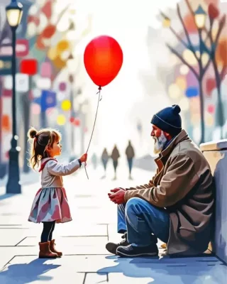 Balloon Of Hope Paint By Numbers