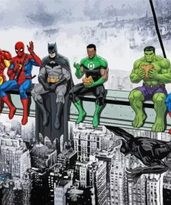 Lunch atop a Skyscraper Paint By Numbers