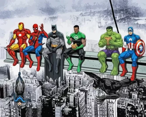 Lunch atop a Skyscraper Paint By Numbers