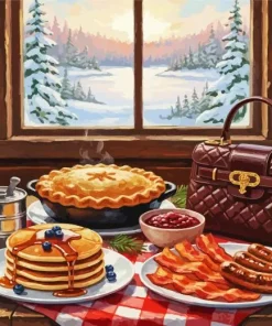 Breakfast In Canada Paint By Numbers