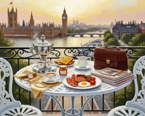Breakfast In London Paint By Numbers