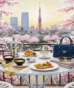 Breakfast In Tokyo Paint By Numbers