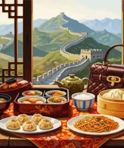 Chinese Breakfast Paint By Numbers