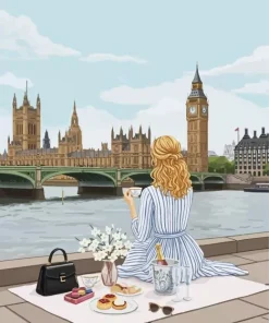 Lady In London Paint By Numbers