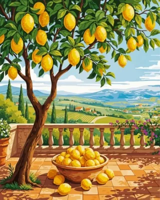 Lemon Tree Paint By Numbers 