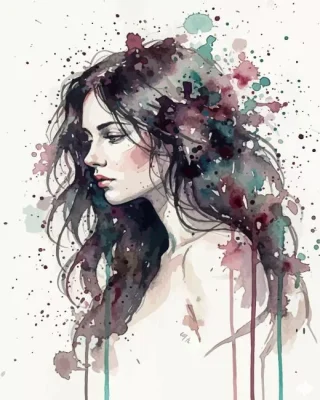 Lonely Lady Paint By Numbers