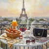 Paris Breakfast Paint By Numbers