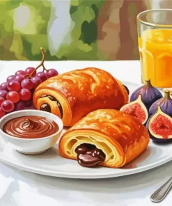 Tasty Breakfast Paint By Numbers