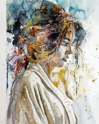 Abstract Lady Art Paint By Numbers