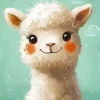 Cute Alpaca Paint By Numbers
